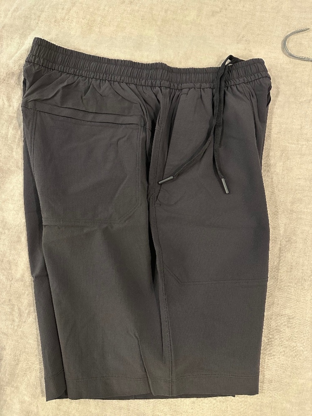 LULULEMON, BOWLINE SHORT, 8 INCH, STRETCH RIPSTOP, Black